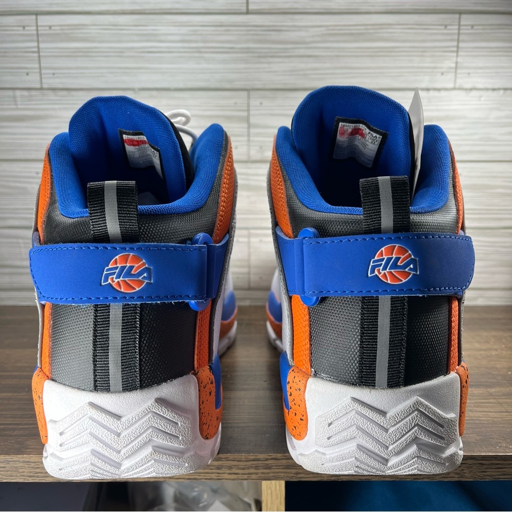 Fila Grant Hill 2 Men’s White Blue Orange Shoes - Men’s Size 15 - Picture 7 of 9